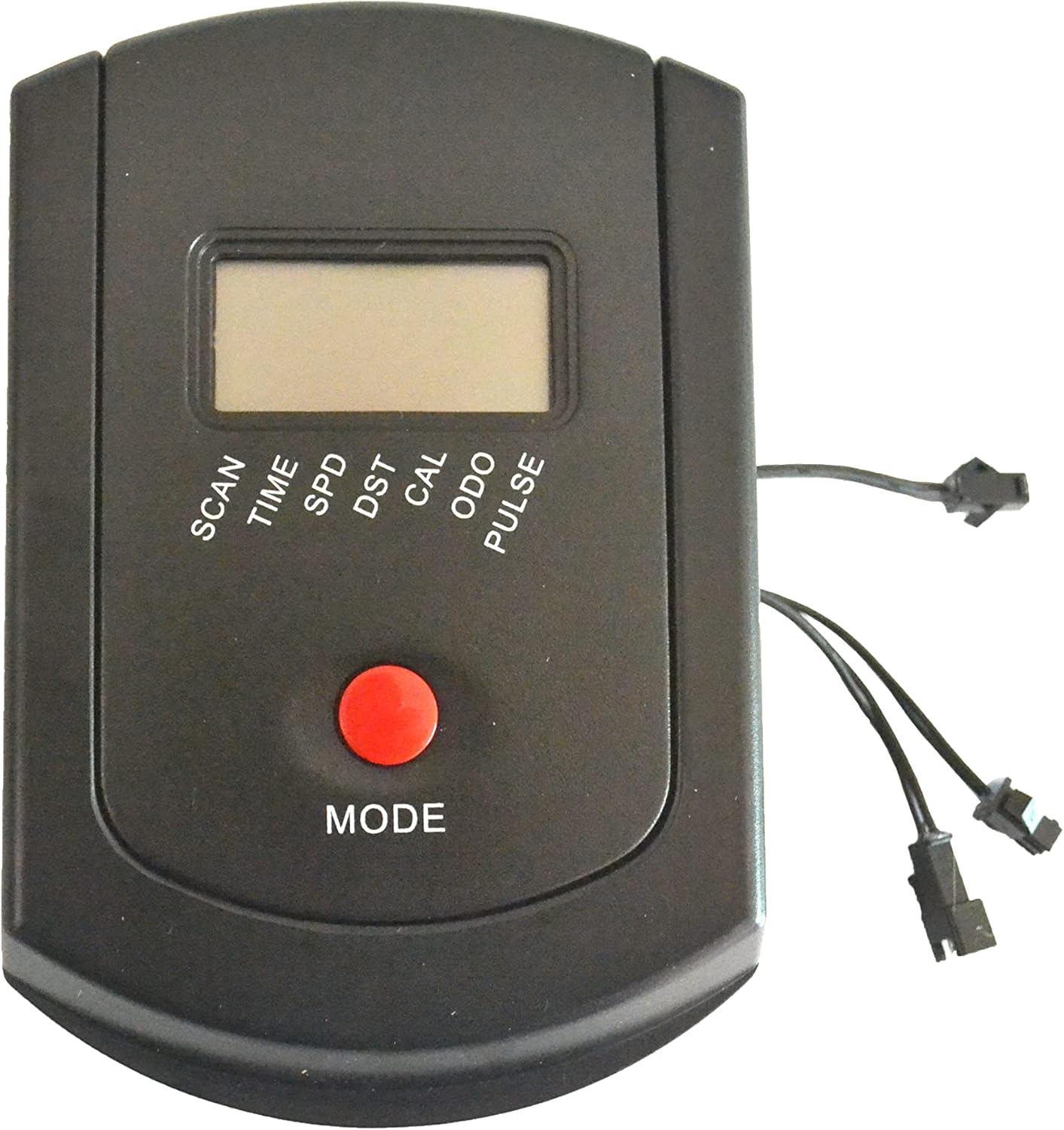 Digital Exercise Bike Monitor Console, LCD Display with Speedometer and Heart Rate Tracking, JST Connector