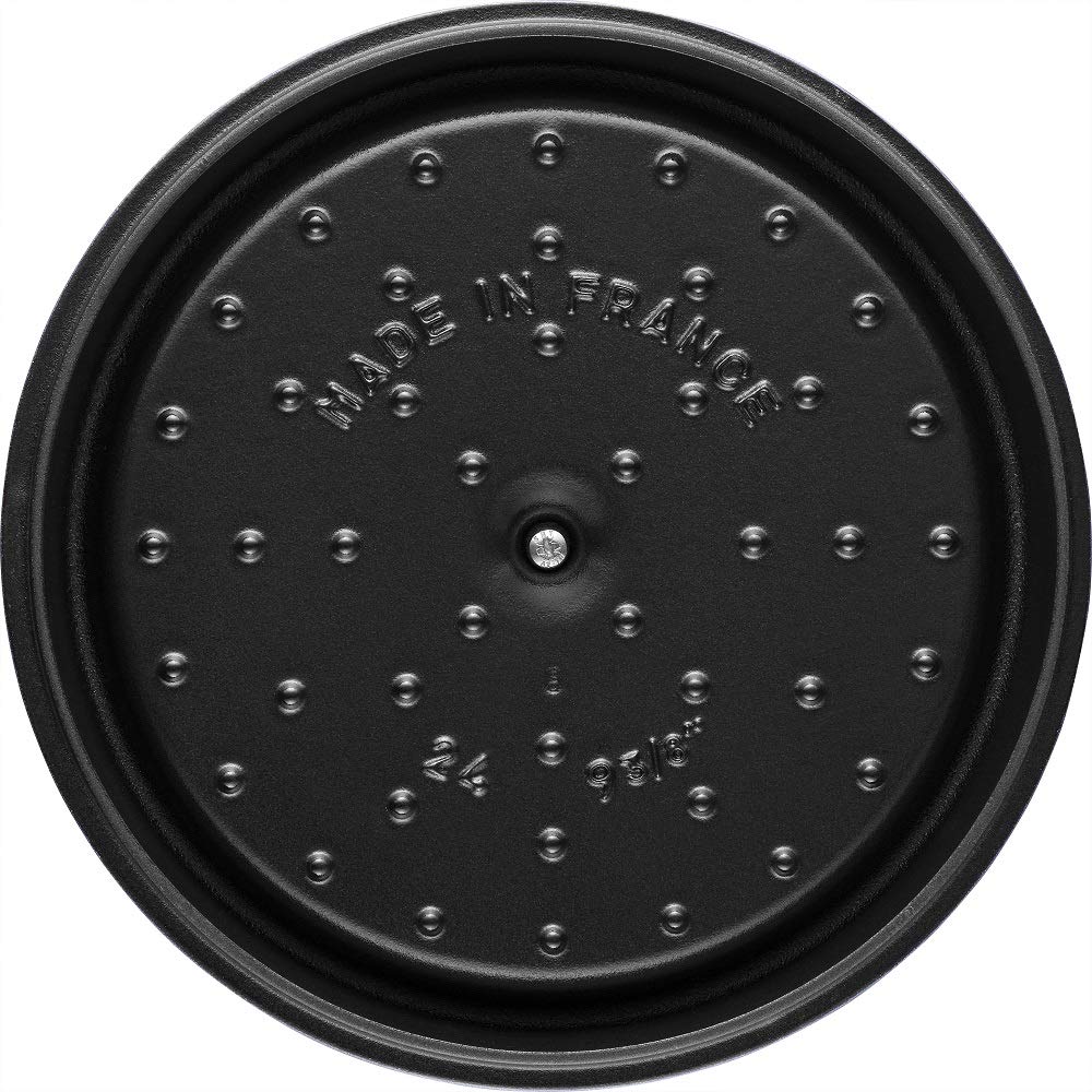 High Cocotte, 24 cm | Truffle | round | Cast iron