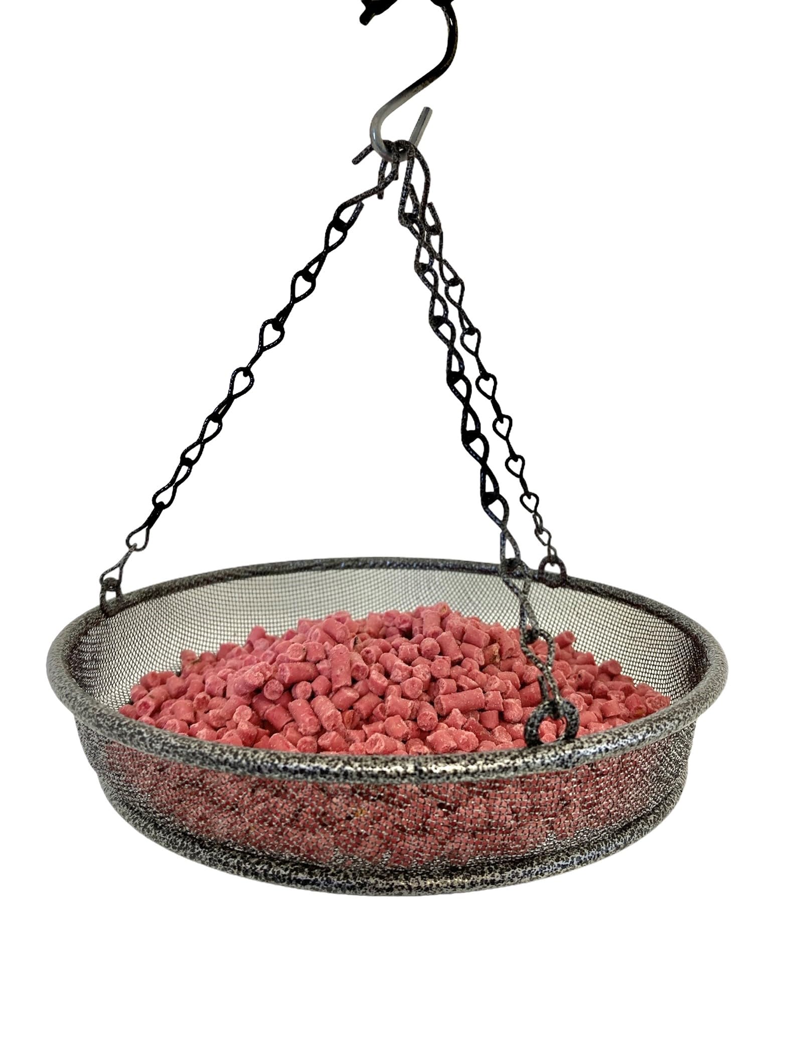 Oakdale Filled Hanging Feeder Tray - Hanging Metal Bird Feeder Perfect For Garden And Outdoor Use With Premium Suet Easy Refill - Image 4