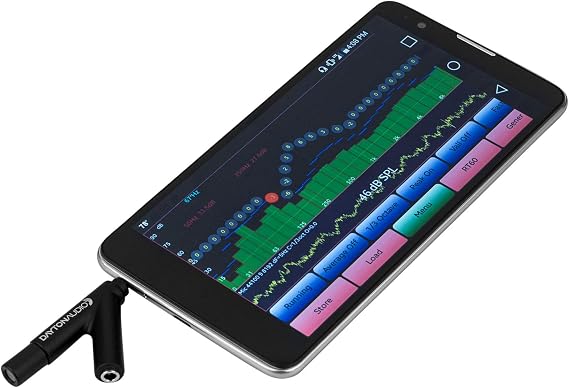 Dayton Audio iMM-6 Calibrated Measurement Microphone for iPhone, iPad Tablet and Android,Black