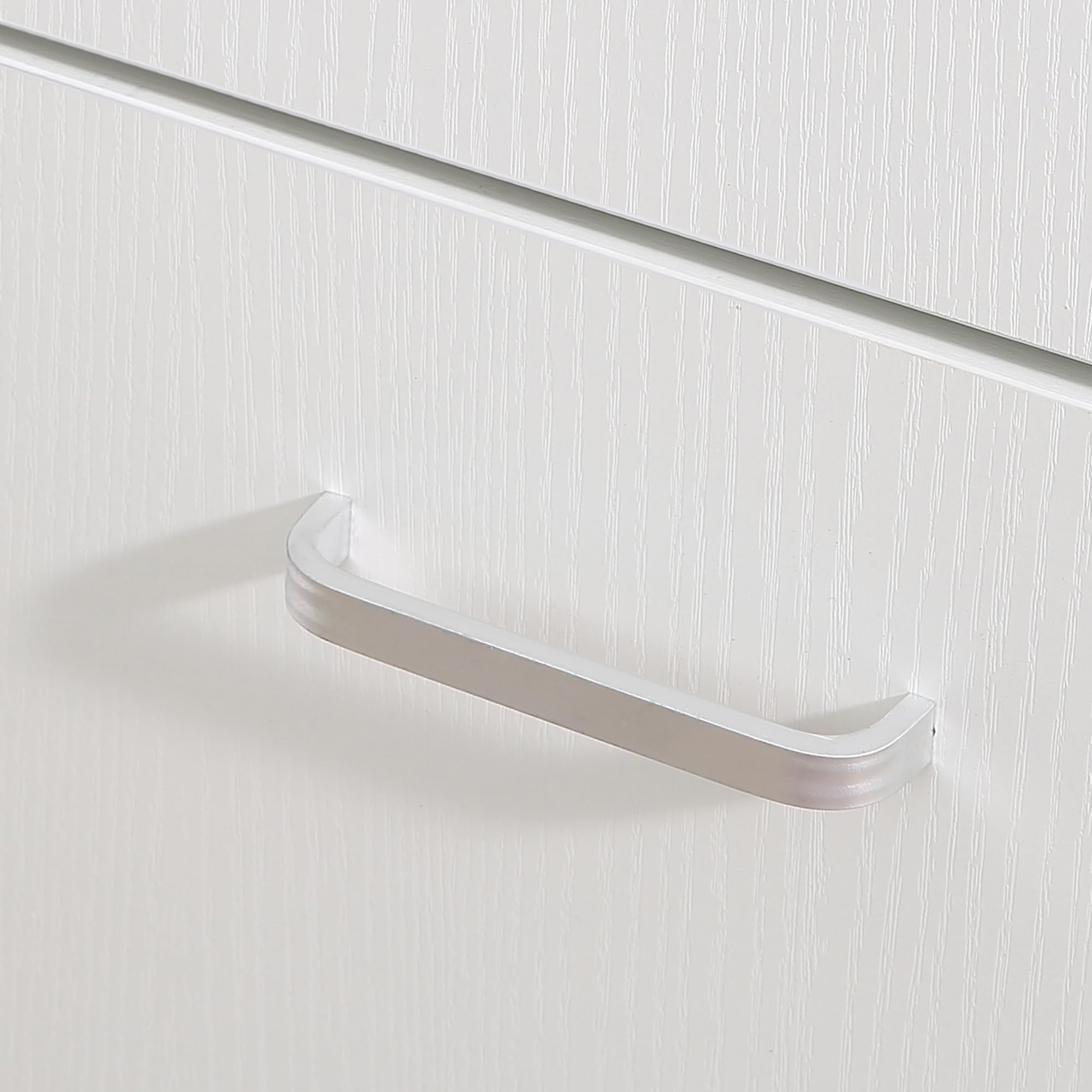 HOMCOM Bureau d'angle Rotatif 180° 117x82x74 cm Blanc | Bibliothèque, Bureau d'Ordinateur, Tiroir, Placard à Porte, Poste de Travail, pour Maison, Chambre