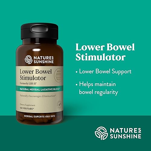 Miniatura 4 de Nature's Sunshine Estimulador del intestino inferior - Ayuda a aliviar el estreñimiento - Limpia y desintoxica tu colon con ingredientes herbales