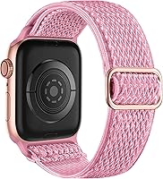 Vista 14 de Lerobo Correa de nailon elástica de bucle único para reloj, compatible con Apple Watch Series 11-1, SE/Ultra 3 2 1 38/40/41/42/44/45mm/46mm/49mm