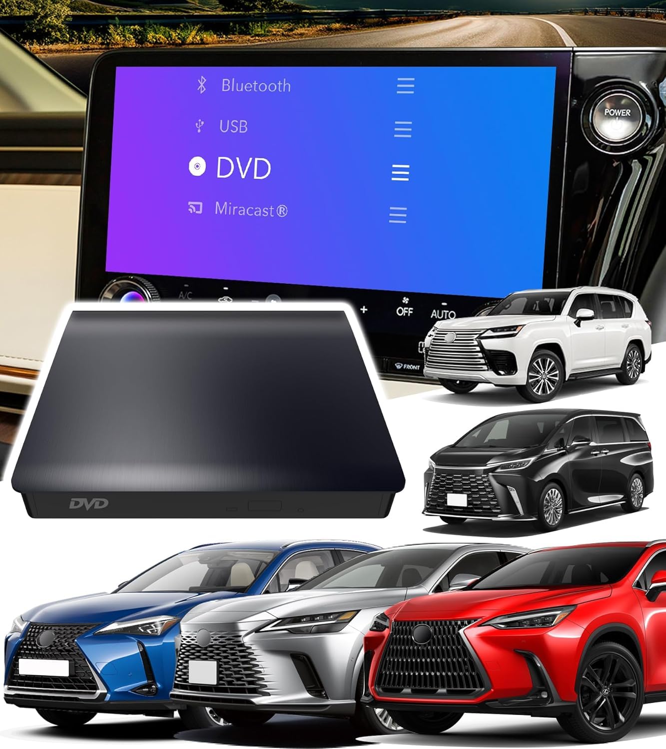 車用DVDオーディオ