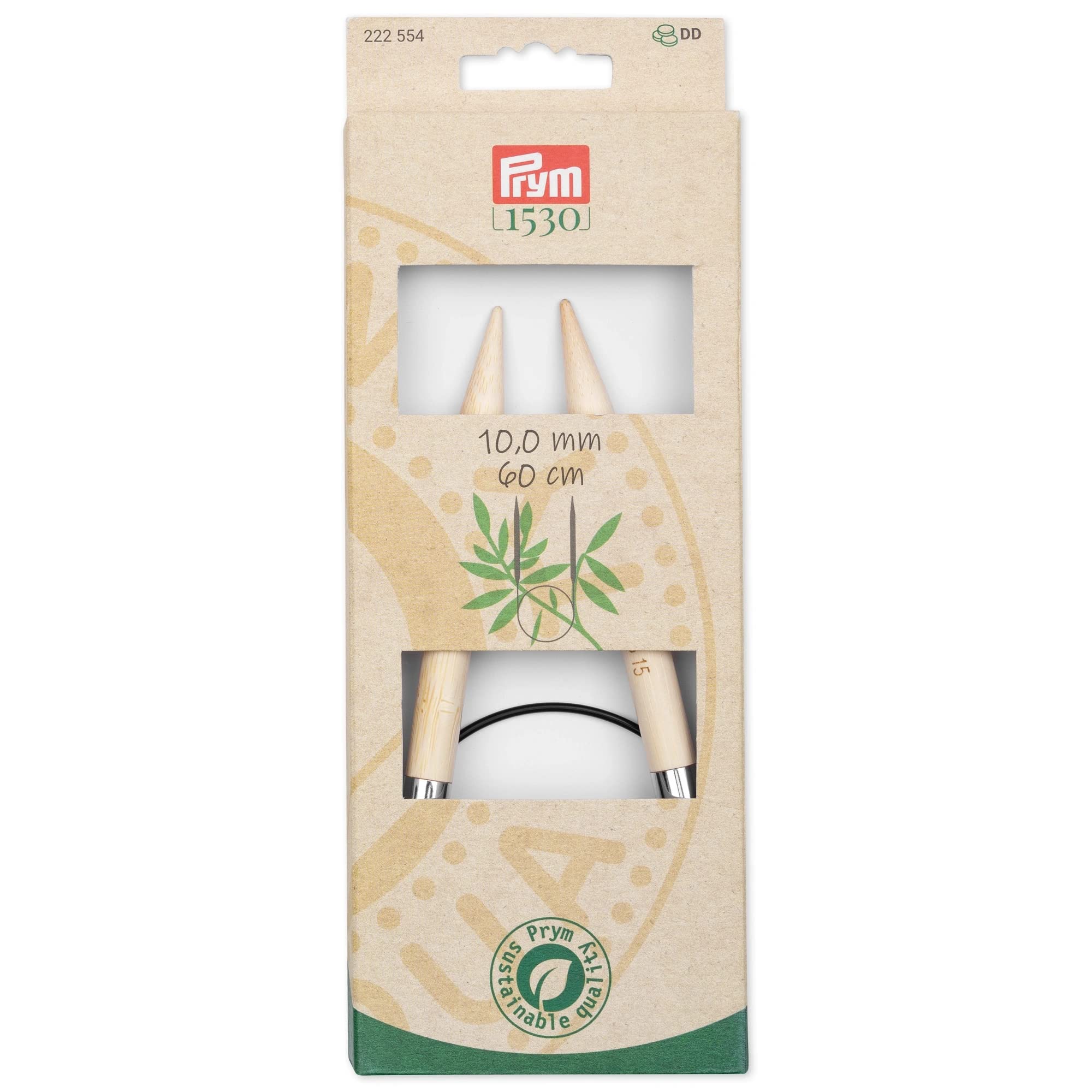 Prym - Prym 1530 Bamboo Circular (60cm, 10.00mm) Needle - 5 Pieces