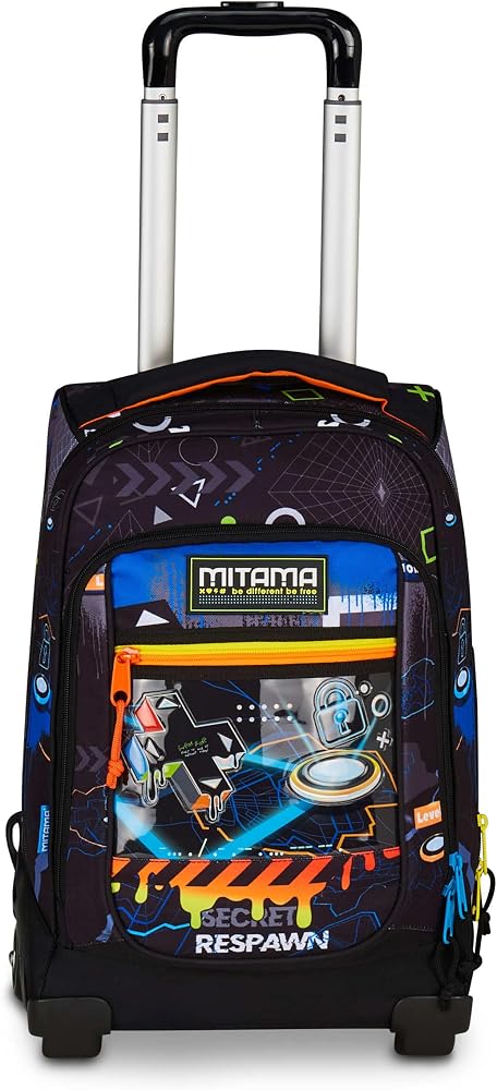 Zaino Trolley Mitama Run Maxi MANGABALL Per Scuola - Doppio Scomparto, Leggero E Convertibile