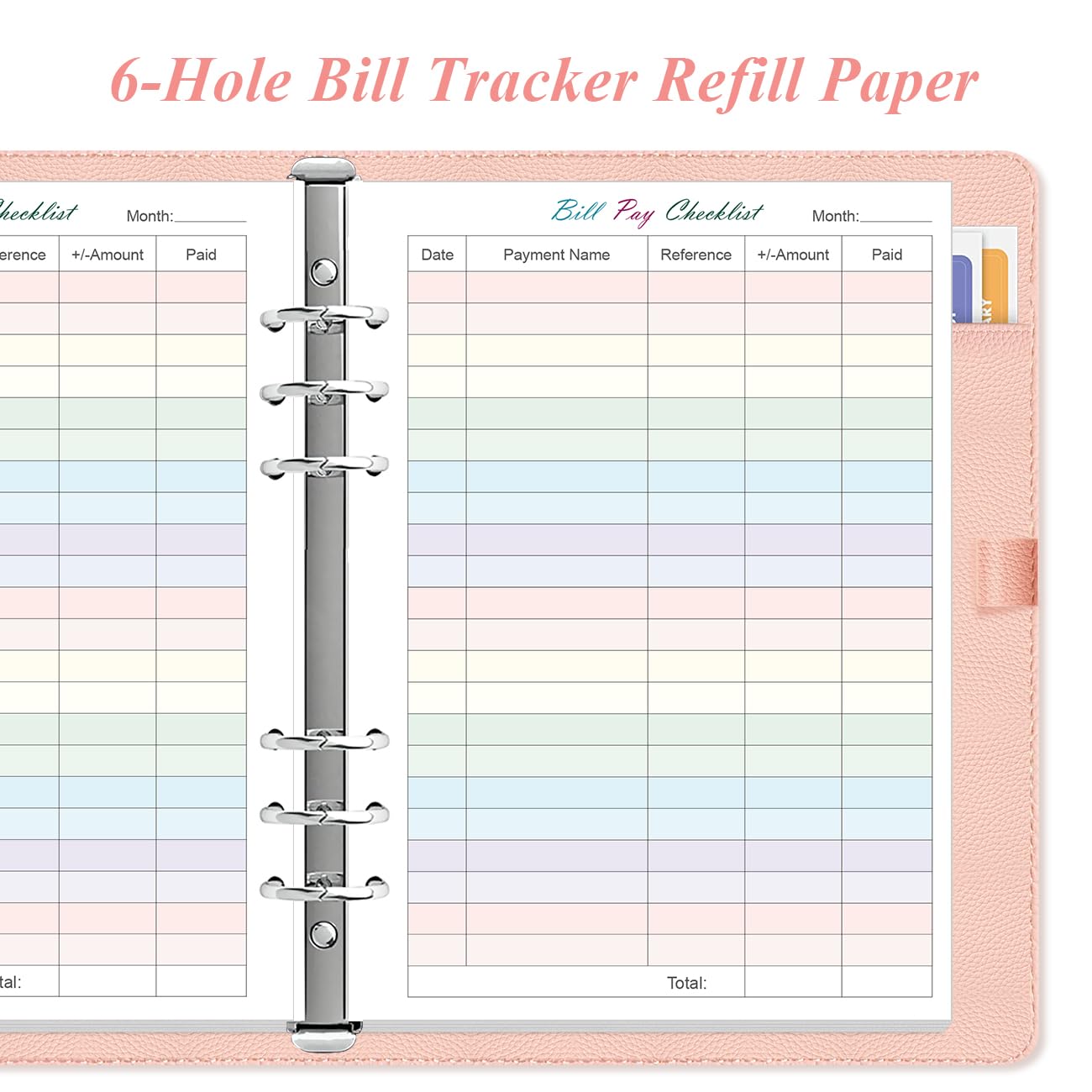 Monthly Refill Form.pdf Snapklik.com : Payment Checklist Refills - 50 Sheets/100 Pages Colorful ...