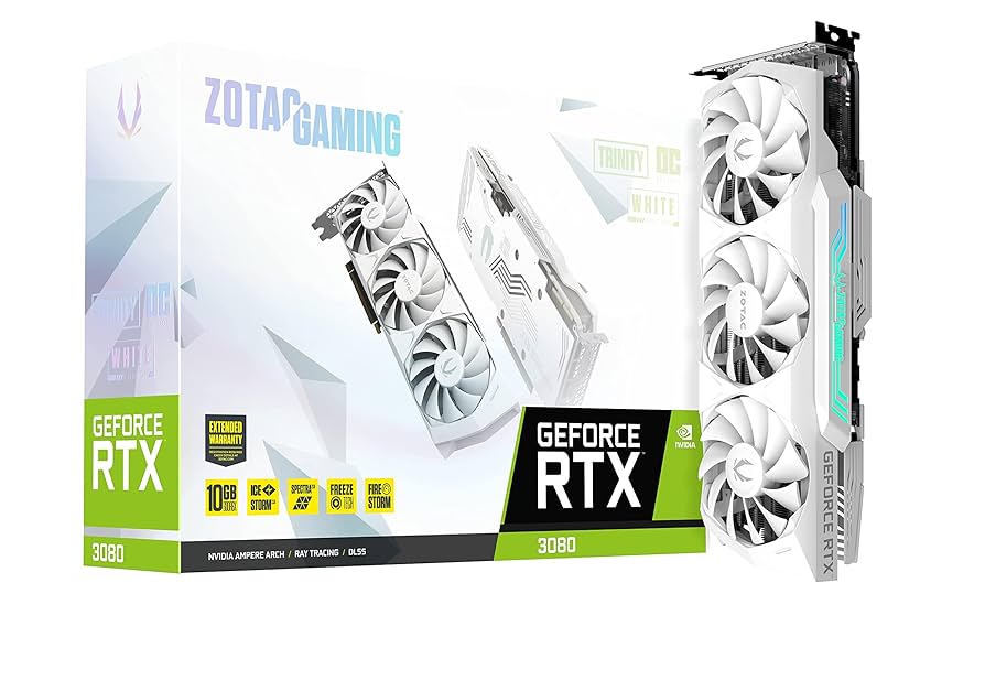 ZOTAC RTX3080 10GB 非LHR NonLHR ZOTAC GeForce RTX™ 3080 Trinity OC LHR 10GB GDDR6X 320-bit