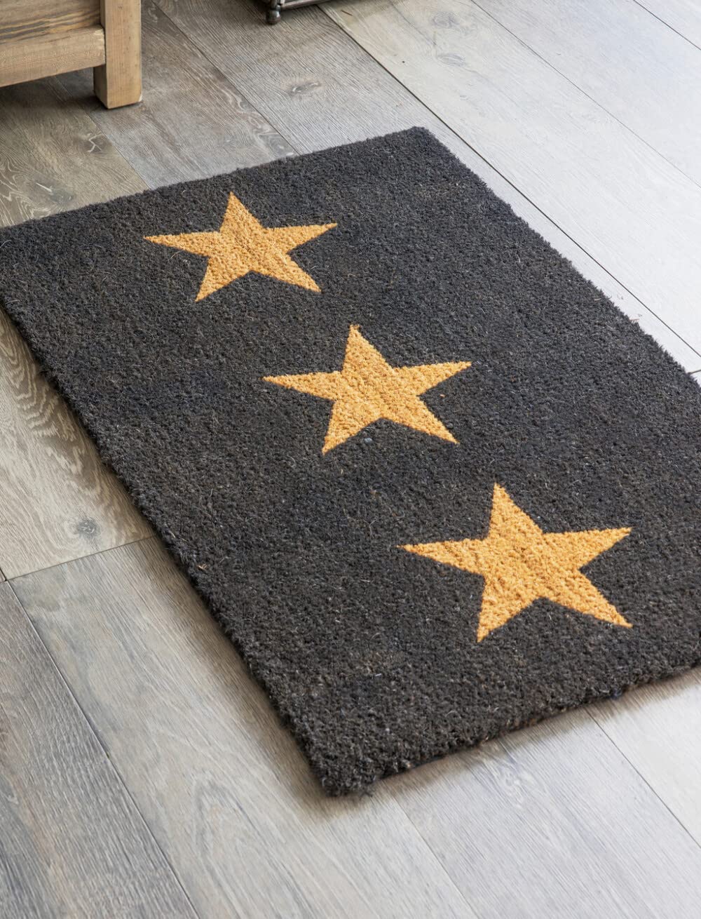 Garden Trading Doormat 3 Stars Crafted in Coir | H1.5 X W90 X D60cm