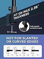 Vista 7 de InnoGear Brazo de Micrófono con Boom, Soporte de Micrófono con Canales de Gestión de Cables y Elevador de Altura para Blue Yeti FIFINE AM8 K669B