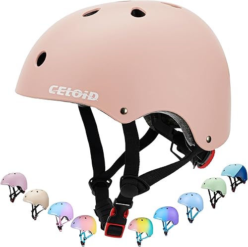 Miniatura 13 de Casco de bicicleta para niños, cascos de patineta para niños de 2 a 3 a 5 a 8 a 14 años, ajustable, multideporte, bicicleta, patinaje, fútbol, Negro