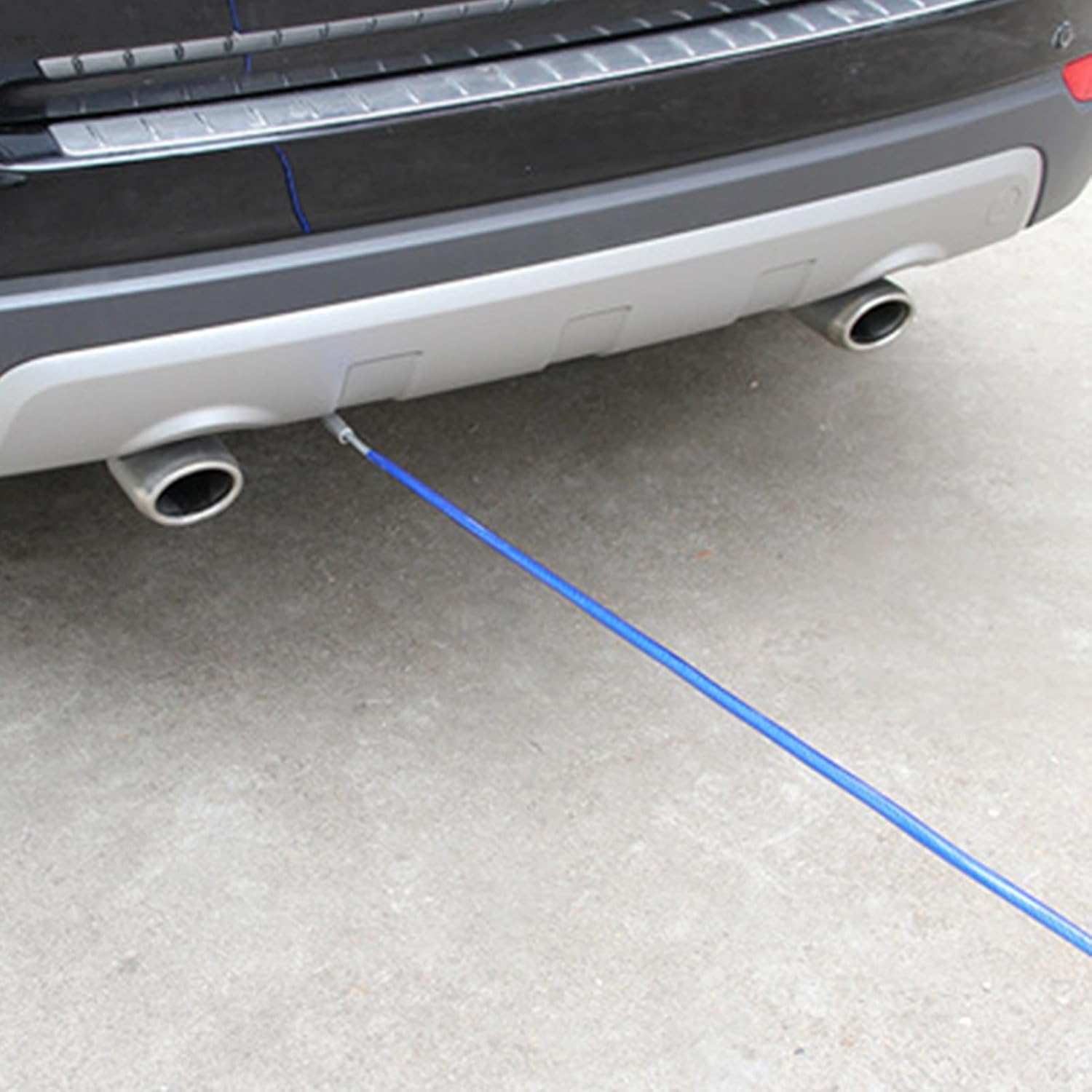 ABOOFAN 5m Steel Traction Rope Car Hauling Winch Rope Hauling Cable Hooks Fluorescent for Night Forged Iron