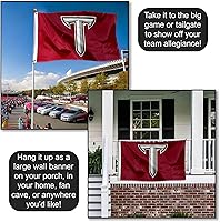 Vista 4 de Troy Trojans Power T Bandera