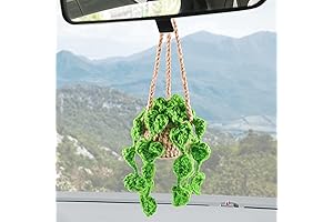 Crochet Succulent Car Accessory: A Unique and Charming Auto Decor