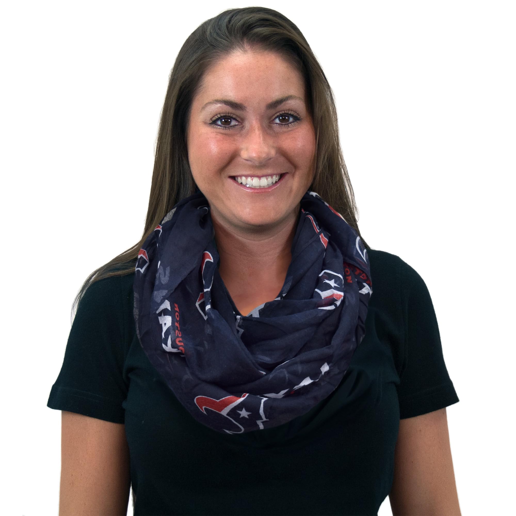 Box of Little Earth NFL Sheer Infinity Scarf qty 110 