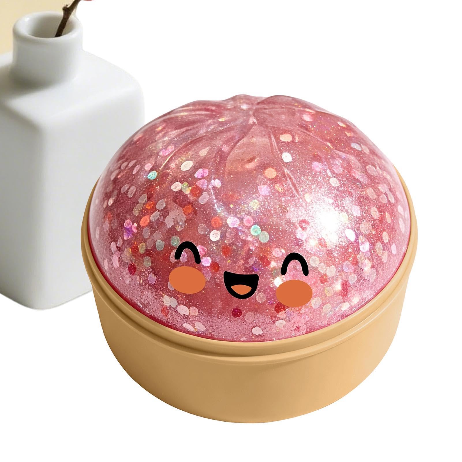 Giant Glitter Dumpling Fidget Toy, Soft Squeeze Dough, Enorme Dumpling Estrés Pelota, Juguete Sensorial De Apretar Tipo Pan,Niños Y Niñas, Adultos, Estudiantes, Hogar, Oficina — view 11