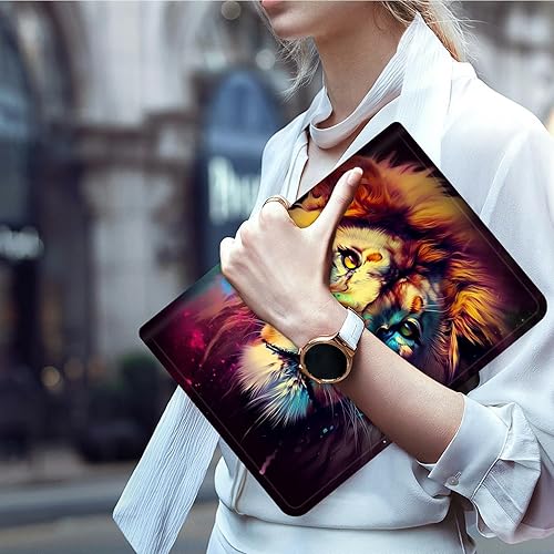 Vista 165 de Funda para Kindle de 6 pulgadas (11.ª generación, versión 2024/2022) delgada de piel sintética, ajustable, multiángulo, Smart Shell con función