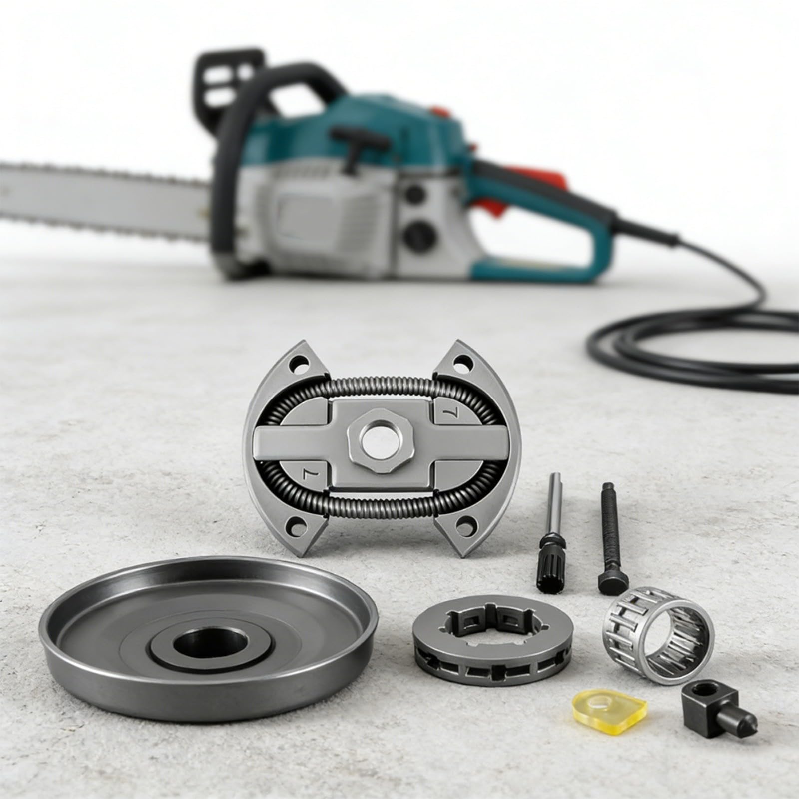 325-7 Kupplungstrommel & Ritzelsatz für Kettensäge 50 51 55 154 254 ersetzen 501455403 503088702 mit Lagerspanner Pumpenrohr für Schneiden Reparatur