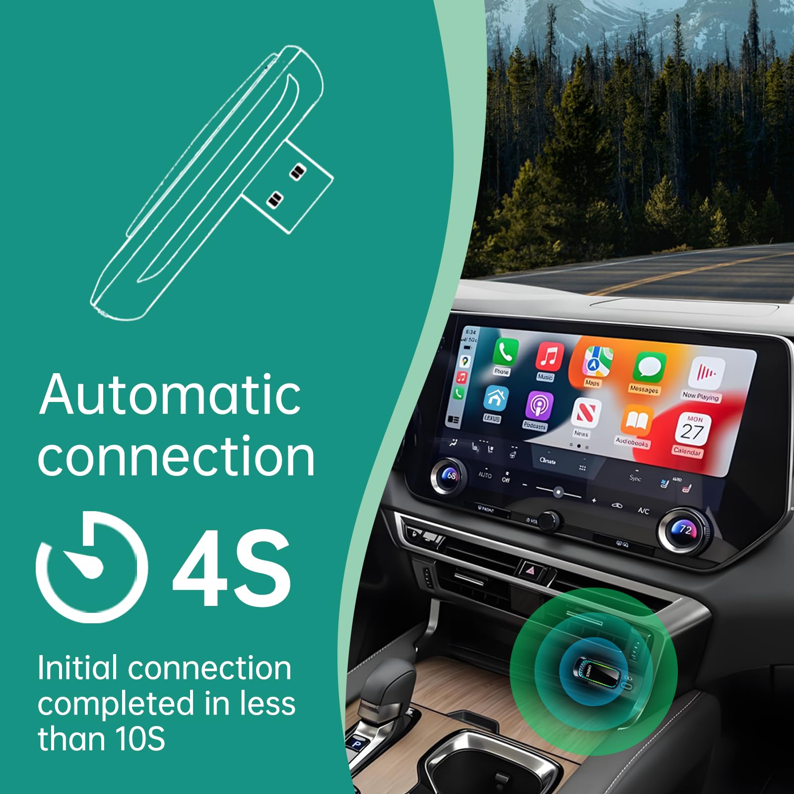 Amazon.com: 3-in-1 Wireless CarPlay Adapter for Apple