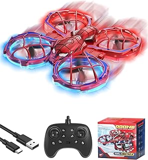 Sponsored You’re seeing this ad based on the product’s relevance to your search query.Learn more about this advertisement Gofimyee Mini Drone for Children, Toy with Remote Control Drone, 360° Wheels and 3 Speed Modes, Drone for Children and Beginners from 8 9 10+ Years, One Key Start, Gifts for Children, Red
