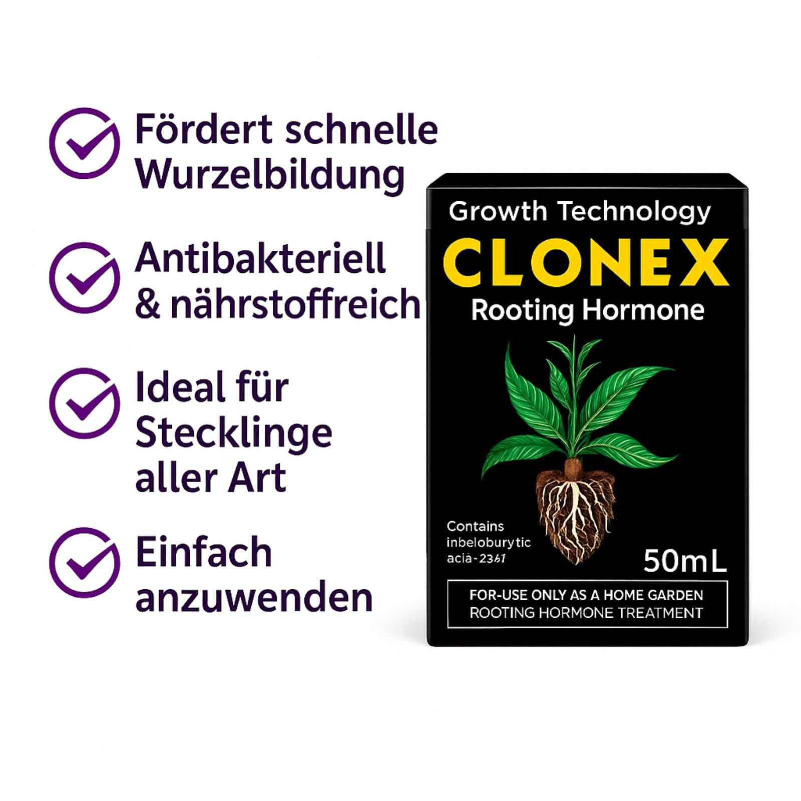Amazon.co.jp: Clonex ルート ジェル 50 ml - 挿し木用発根パウダー
