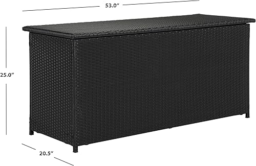 Miniatura 3 de SAFAVIEH Outdoor Collection Cosima - Caja de almacenamiento para exteriores (53 pulgadas, 13 galones)