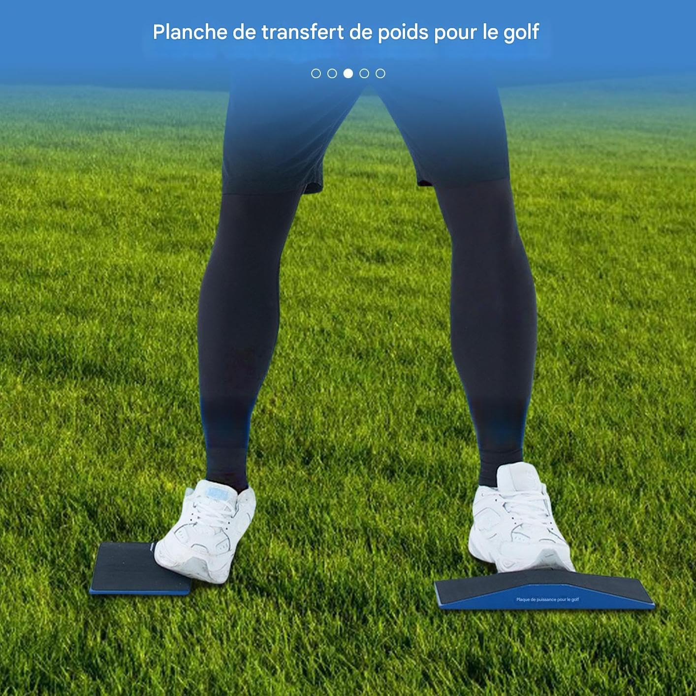 Golfowa deska obciążeniowa, deska do balansowania golfa dla początkujących | Poprawa stabilności Sprzęt sportowy dla początkujących