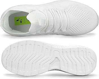 Zapatillas Mujer Running Deporte Azul Adulto Mujer Tacón bajo Pull on Puntera redonda Atlético Moda Slip-ins Sneakers Transpirable Cómodo Deporte3