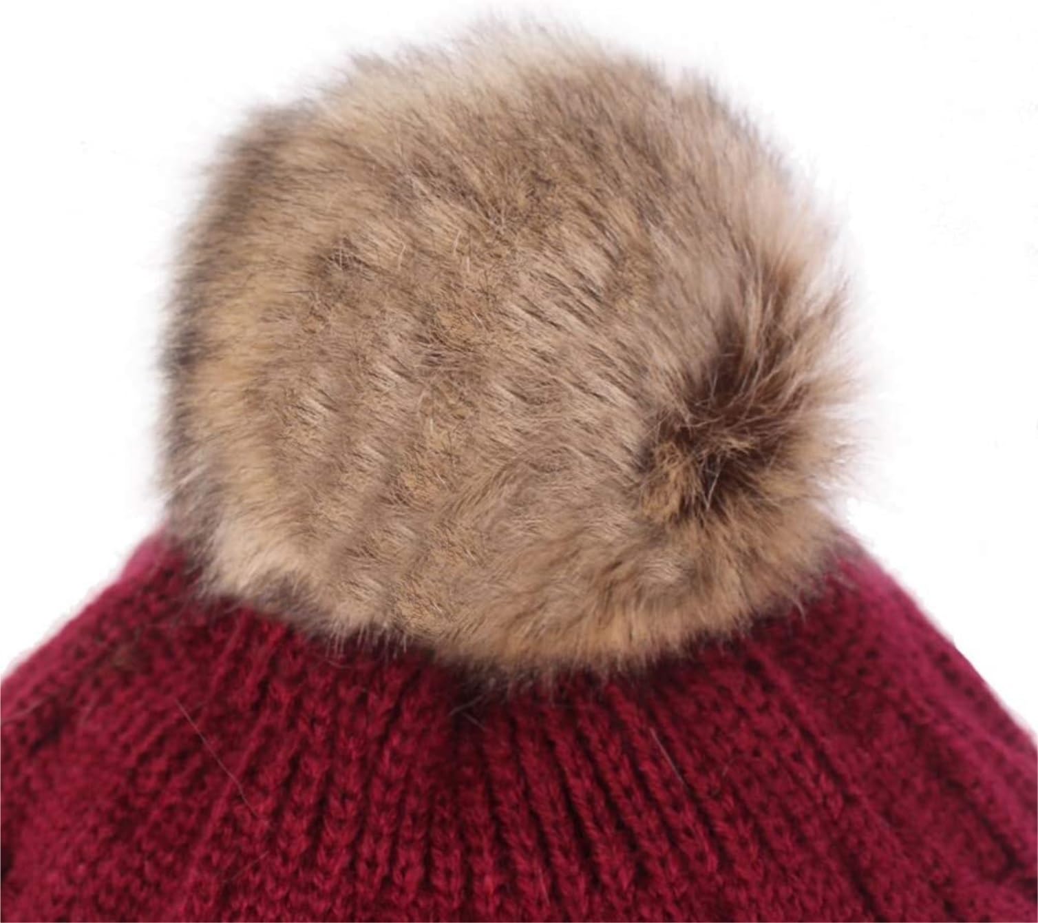 Czapka Zimowa Damska Czapka Z Dzianiny Zimowa Ciepła, Zagęszczona Szydełkowa Czapka Typu Beanie Ciepła Czapka