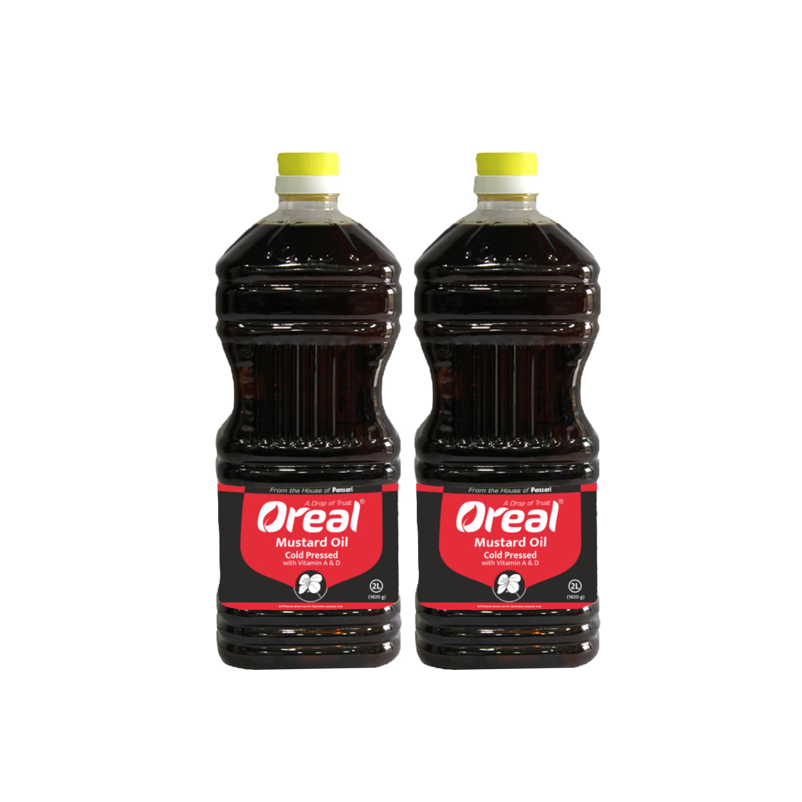 Oreal Premium Kachi Ghani Mustard Oil | 4 Litre | Natural & Pure Sarson Ka Tel | Cold Pressed | Cholesterol-Free | Rich in Omega 3 & 6 | Boosts Immunity | Ideal for Cooking & Pickling Sarso Oil (B0CQCVTLLV) Amazon Price History, Amazon Price Tracker