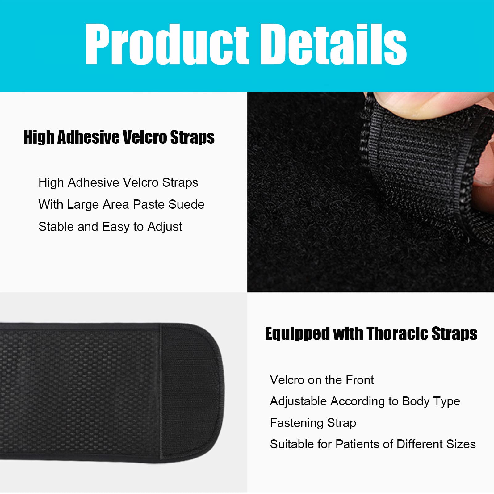 Inmovilizador de Hombro con Cabestrillo para Brazo, se Puede Usar Durante el sueño - Soporte de Soporte para Manguito rotador - Cabestrillo médico Ajustable para Huesos Rotos y fracturados,
