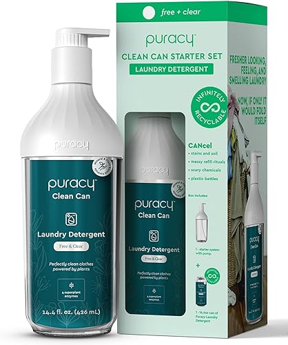 Miniatura 48 de Puracy Detergente para ropa – Detergente líquido alimentado por enzimas, detergente natural para ropa visto en TikTok, no tóxico