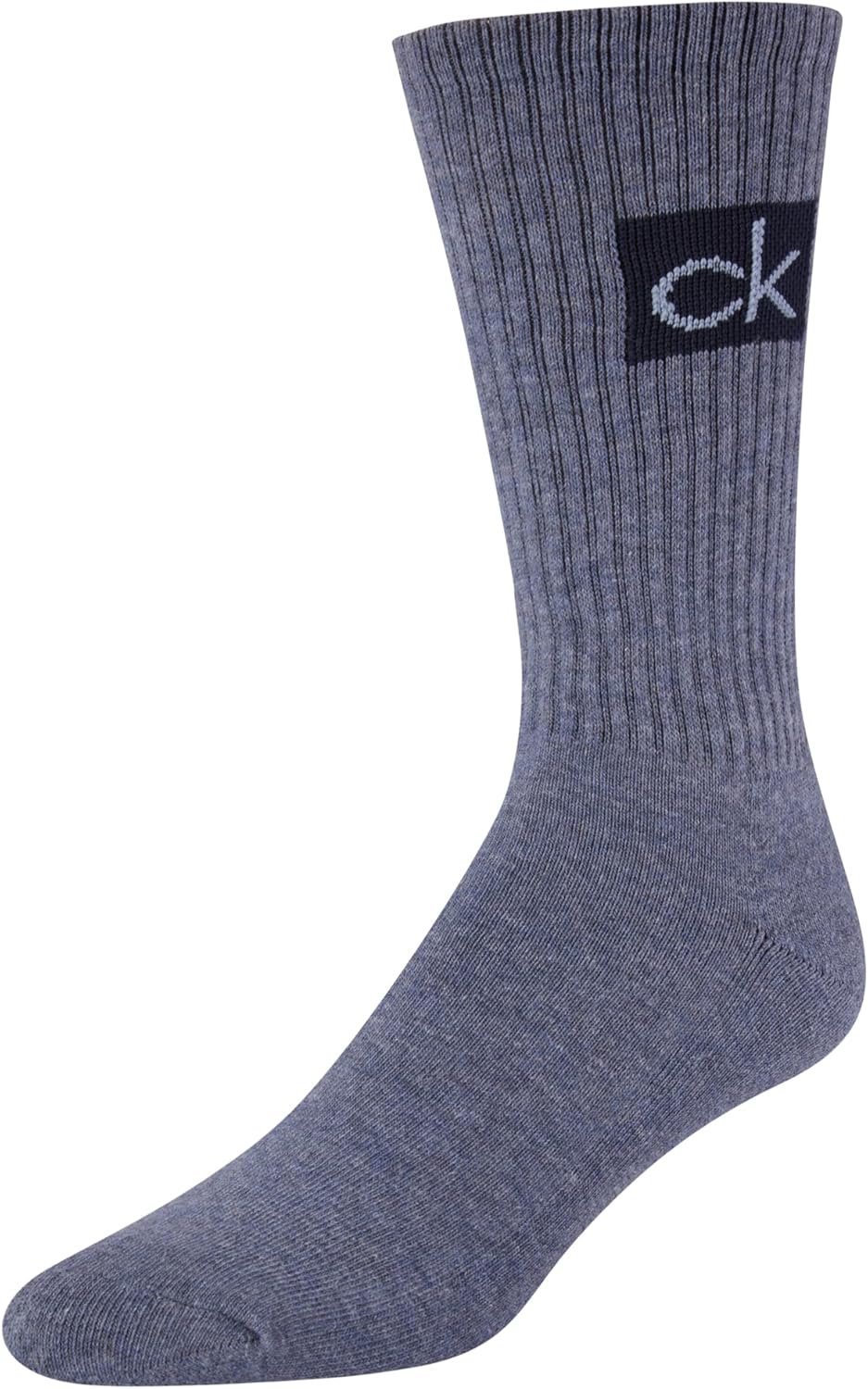 Calvin Klein Mens Crew Socks - 4 Pack Performance Cotton Blend Cushion Comfort Mid-Calf Athletic Socks for Men - Image 5
