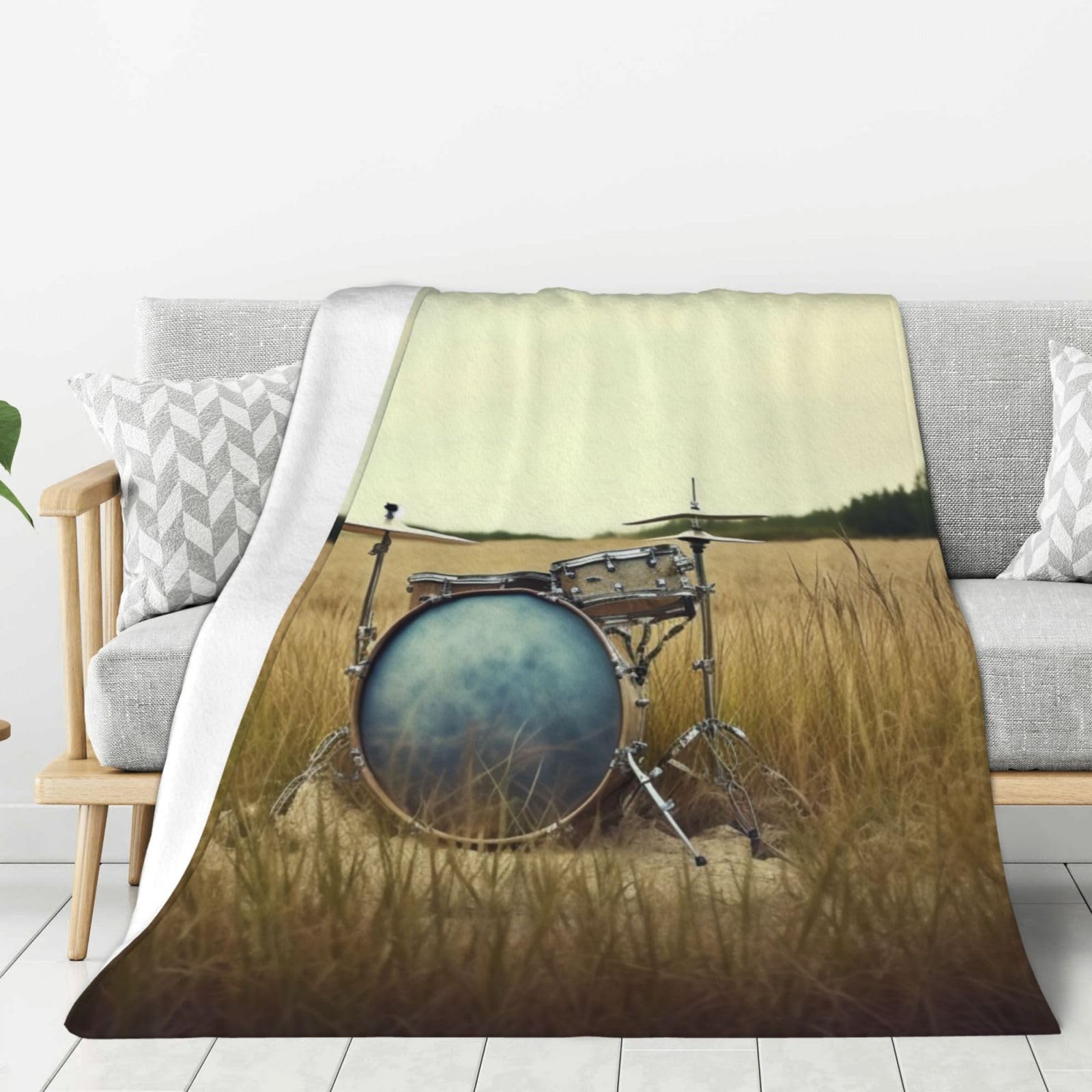 Couverture en flanelle légère et lavable pour éliminer les nuits froides sur le lit