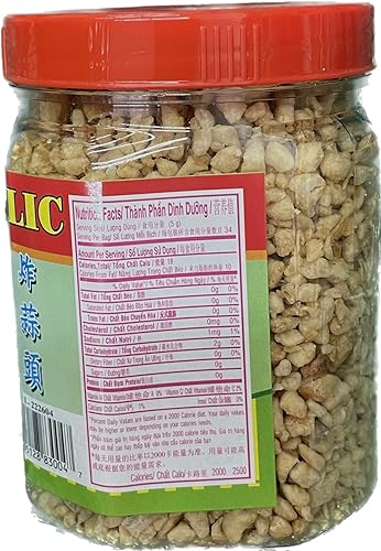 Miniatura 2 de Frito Garlic Coconut Tree Jar 6oz (170g) Asiático Vietnamita Cocina Tailandesa Condimento Crujiente