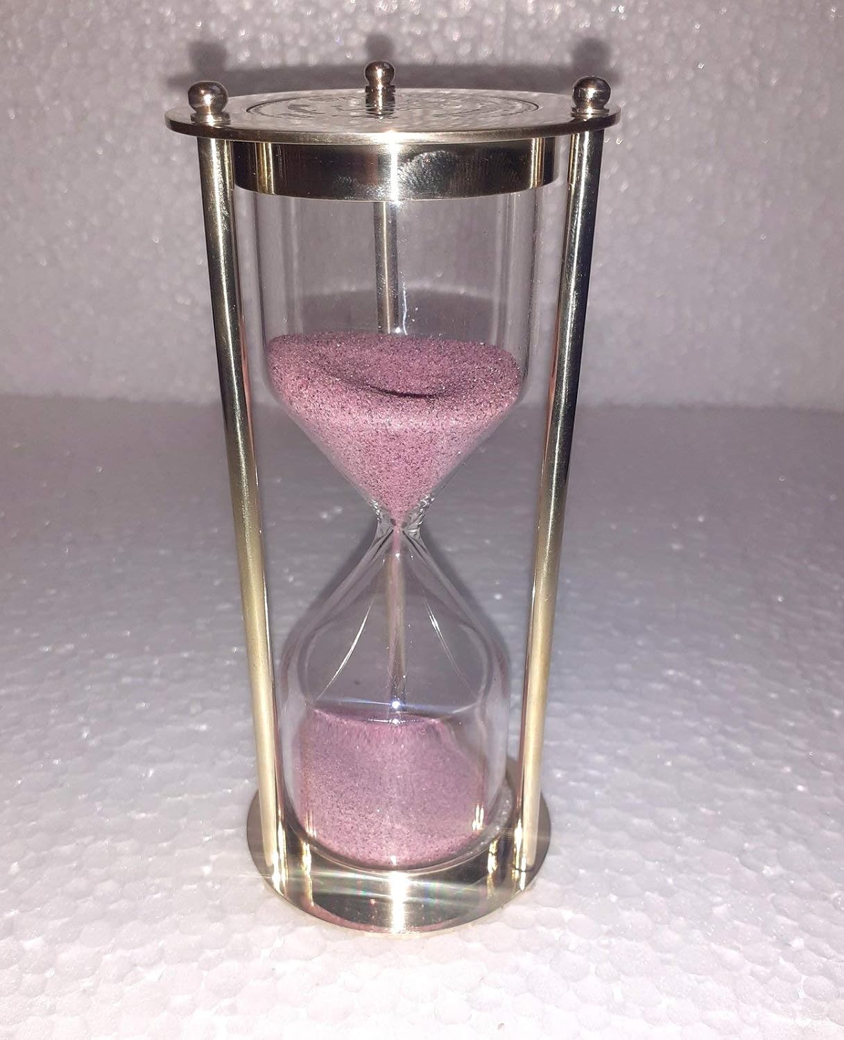 Antique Style 3 Minute Sand Timer Antique Look Brass Hourglass