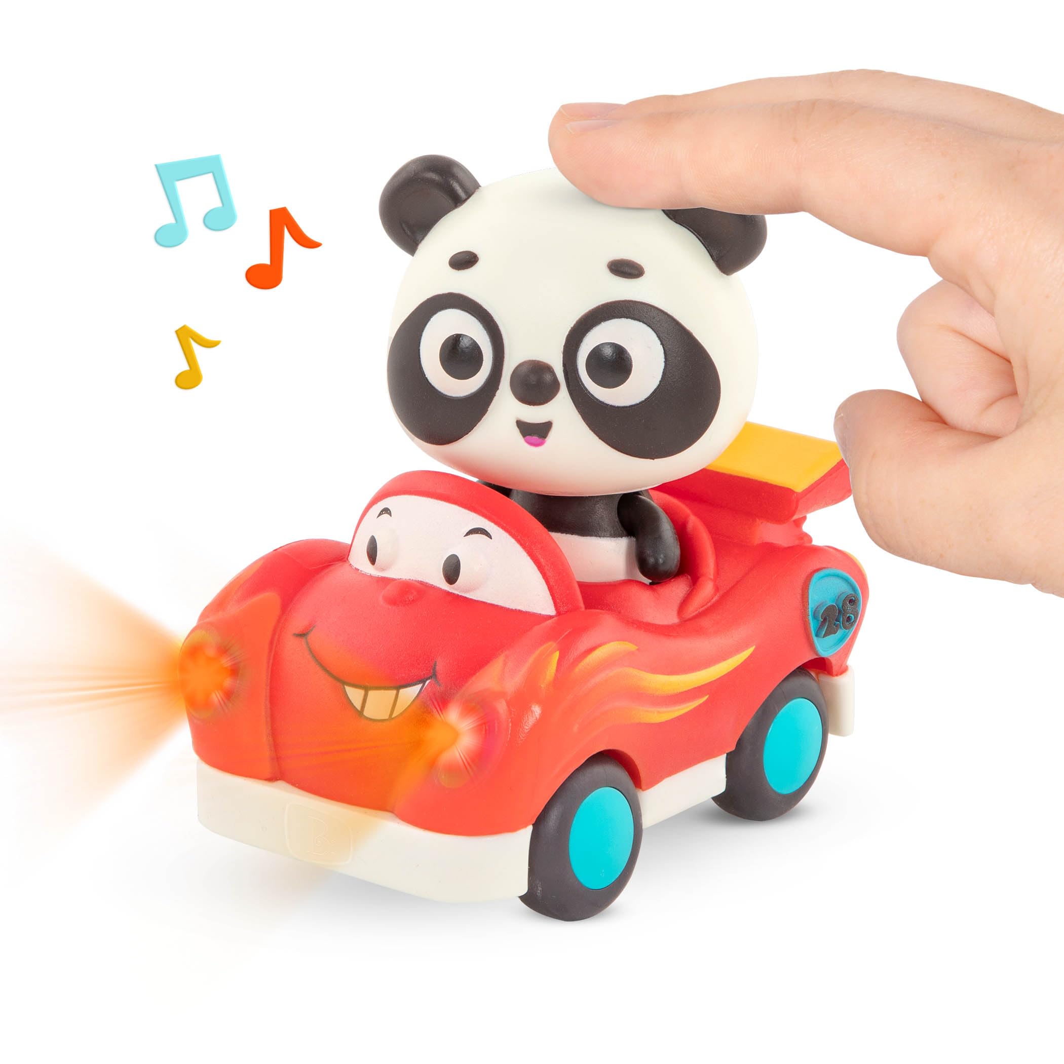 B. toys Mini Riders, zestaw 3 świecących i dźwiękowych pojazdów zabawkowych