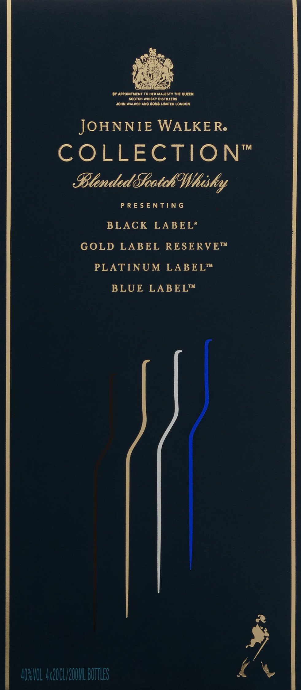 Johnnie Walker Collection Pack Blended Scotch Whisky (4 x 0.2 l)