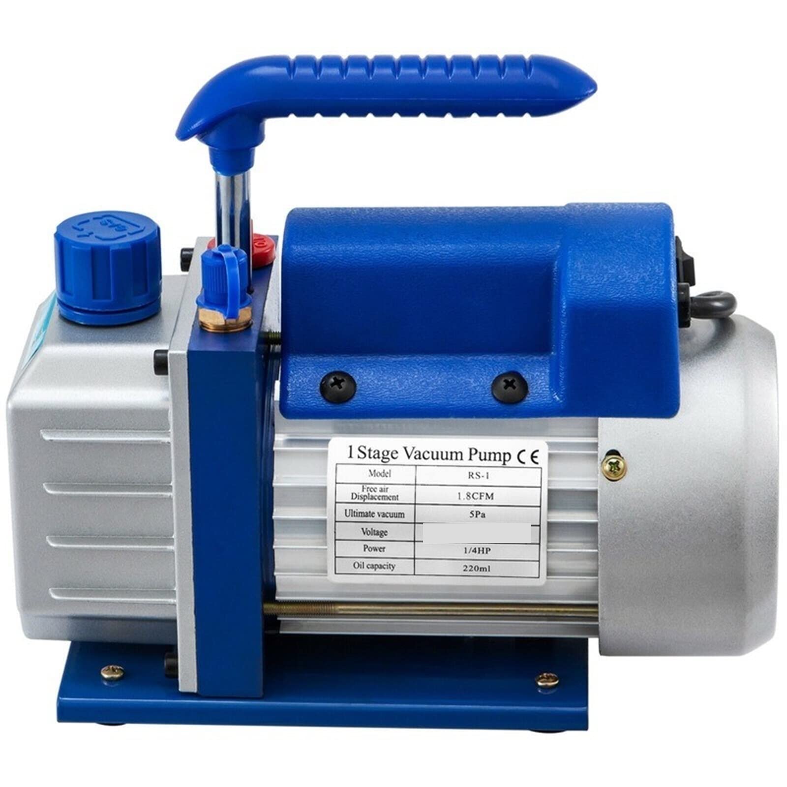 Vakuumpumpe Edelstahl-Vakuumkammer 2/3/5 Gallonen Mit 3cfm Vakuumpumpe Entschäumerfass For Epoxidharz-AB-Kleber 9L/12L/20L mit ausgezeichneter Wärmeableitungsleistung(3Gal RS-1)