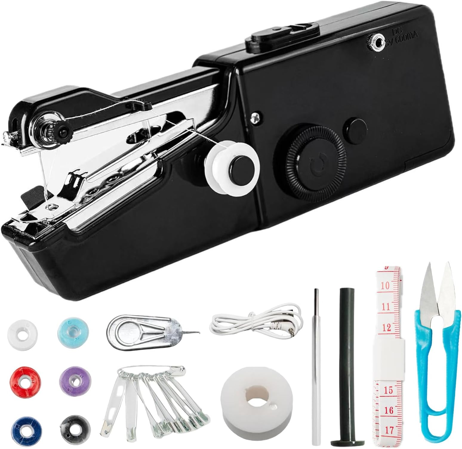 Handheld Sewing Machine for Beginners, Mini Portable Electric Handheld Sewing Machine for Adult, Easy to Use and Fast stitch Suitable for Clothes,Fabrics, Cutains,DIY Home Travel