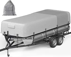 5-Ply 1600D+1200D Pontoon Boat Cover, 25'-28'