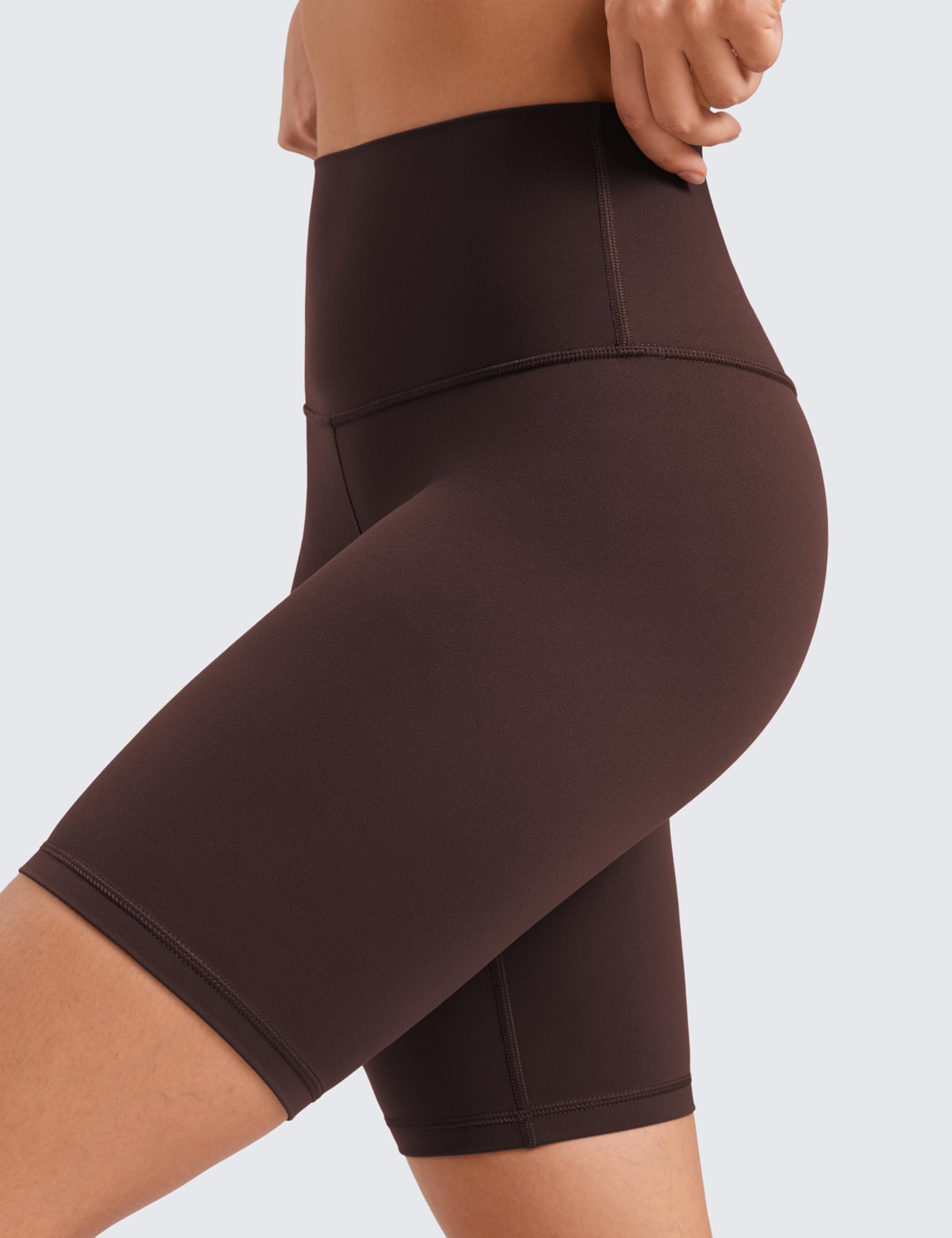 CRZ YOGA Damskie Szorty Motocyklowe Butterluxe 2.5"/4"/6"/8" - Szorty Do Jogi Z Wysokim Stanem Running Spandex Booty Shorts