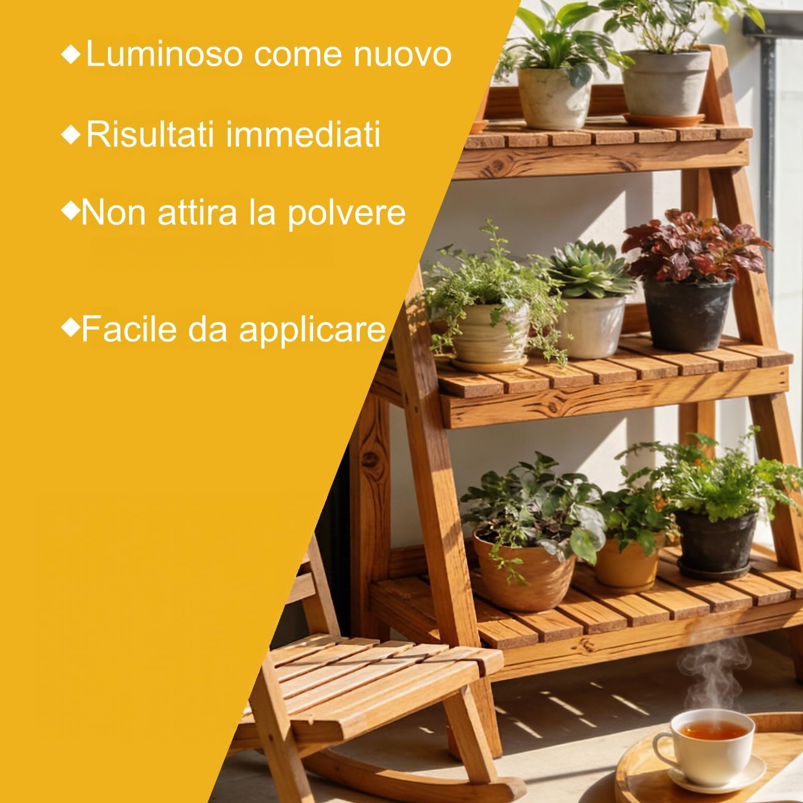 Glomot Shield - Cera per pavimenti per taglieri, mobili, pavimenti, cura e finitura duratura