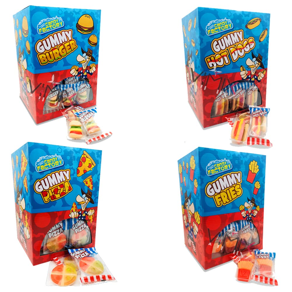 Buy VIMIX CANDY FACTORY MINI GUMMY BURGERS/HOT DOGS/FRIES 10g FRUIT