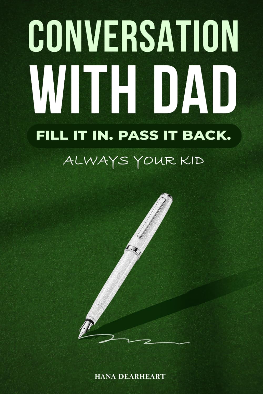 Conversation with Dad: A Two-Way Fill-In Journal for Fathers and Their Adult Children | Guided Keepsake Gift Book for Father's Day, Birthdays & Christmas