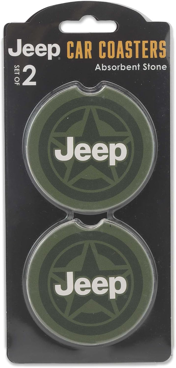 Jeep Duck Ceramic Car Coasters