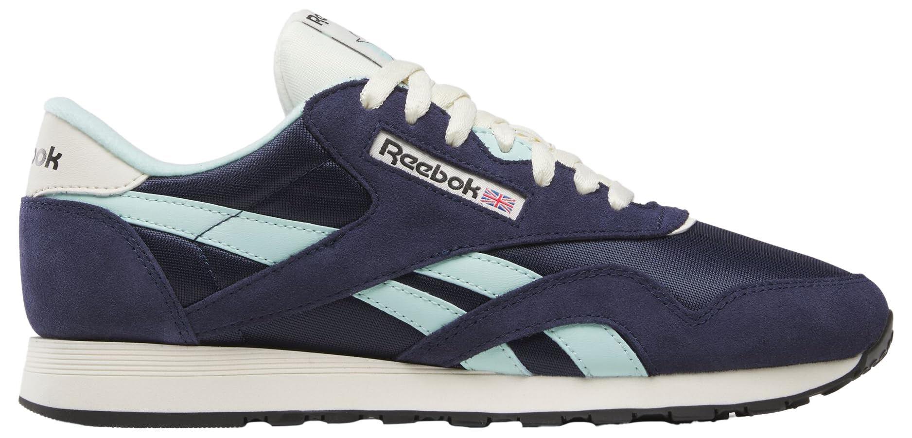 Running Shoe Reebok Classic Nylon Blau Navy Blue Mens Reebok