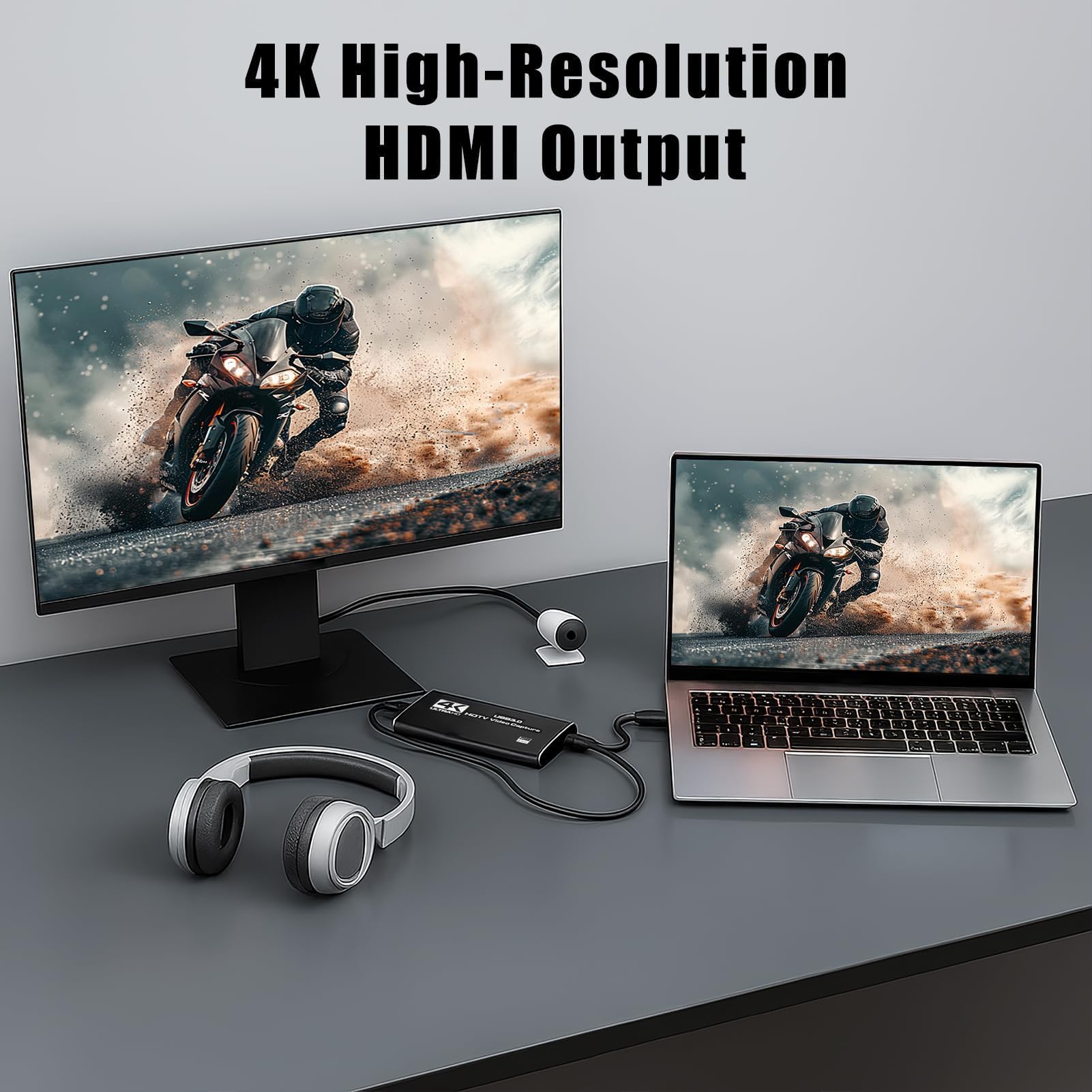 Tarjeta de captura de video HDMI 4K para transmisión, Full HD 1080P 60FPS USB 3.0 tarjeta de captura de audio y video para Nintendo Switch PS5 Xbox 3ds PS4 PC cámara OBS