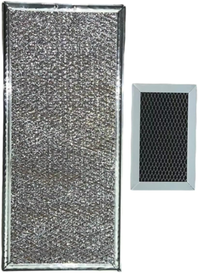 OEM Quality Microwave Filter Set for Whirlpool WMH31017HW11,WMH31017HZ10, WMH31017HZ11,WMH32519HB10