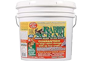 Rabbit Scram 25 lb Bucket: Protect Plants from Munching Bunnies